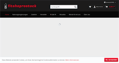 Desktop Screenshot of fitshoprostock.de